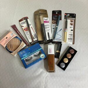 10-Piece Drugstore Makeup Kit: Maybelline, L'Oréal, Milani, Revlon, Ardell